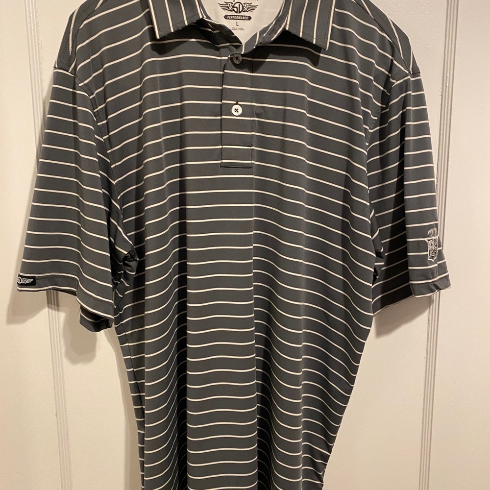 Straight Down Performance Golf Shirt/ Euc/ Large - image 3